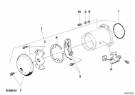 R80 (2477) IGNITION SENSOR parts diagram