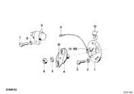 R80 (2477) IGNITION SENSOR parts diagram