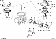 R80 (2477) CARBURETOR-PISTON/NOZZLE NEEDLE parts diagram