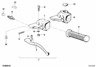 R80 (2477) HANDLE UNIT LEFT parts diagram