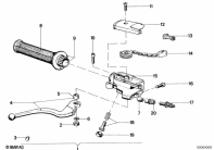 R80 (2477) HANDLE UNIT, RIGHT parts diagram