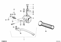 R80 (2477) HANDLE UNIT LEFT parts diagram