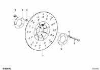 R80 (2477) BRAKE ROTOR, FRONT parts diagram