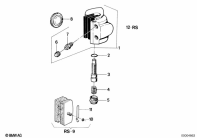 R80 (2477) BRAKE CALIPER, FRONT parts diagram