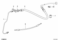 R80 (2477) BRAKE PIPE, FRONT parts diagram