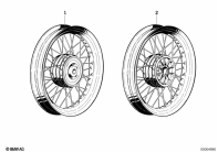 R80 (2477) SPOKE WHEEL parts diagram