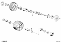 R80 (2477) SPOKE WHEEL-SHIM parts diagram