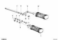 R80 (2477) FOOTREST parts diagram