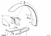 R80 (2477) MUDGUARD FRONT parts diagram