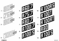 R80 (2477) STICKER parts diagram