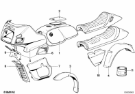 R80 (2477) PAINTED PARTS 511 HAVANA GOLD parts diagram