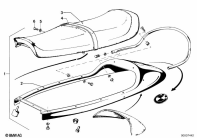 R80 (2477) DOUBLE SEAT BENCH parts diagram