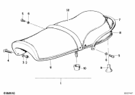R80 (2477) DOUBLE SEAT BENCH BLACK parts diagram