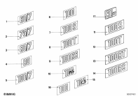 R80 (2477) STICKER parts diagram