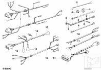 R80 (2477) CABLE HARNESS parts diagram