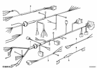 R80 (2477) CABLE HARNESS parts diagram