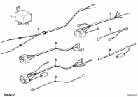 R80 (2477) VARIOUS ADDITIONAL CABLE HARNESSES parts diagram