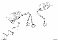 R80 (2477) COMBINATION SWITCH AT HANDLEBAR parts diagram