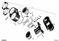 R80 (2477) INSTRUMENT CLUSTER parts diagram