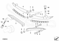 R1100GS (259E) TIMING-VALVE TRAIN-TIMING CHAIN/CAMSHAFT parts diagram