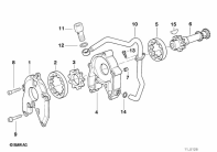 R1100GS (259E) SINGLE PARTS FOR OIL PUMP parts diagram