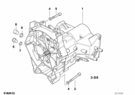 R1100GS (259E) 5-GEAR TRANSMISSION parts diagram