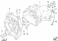 R1100GS (259E) TRANSMISSION HOUSING/MOUNTING PARTS parts diagram