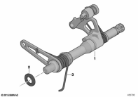 R1100GS (259E) 5-SPEED TRANSMISSION SHIFTING SHAFT parts diagram