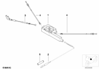 R1100GS (259E) BOWDEN CABLE/CABLE DISTRIBUTOR parts diagram