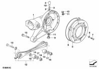 R1100GS (259E) REAR AXLE HOUSING AND ROD parts diagram