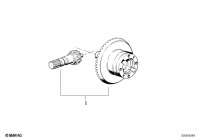 R1100GS (259E) CROWNGEAR SET parts diagram