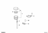 R1100GS (259E) FLUID CONTAINER REAR parts diagram