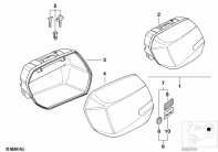 R1100GS (259E) SYSTEM CASE parts diagram