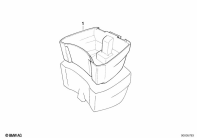 R1100GS (259E) TOP CASE CARPET parts diagram