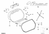 R1100GS (259E) SYSTEM CASE/SINGLE COMPONENTS parts diagram