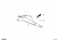 R1100GS (259E) FRONT FRAME parts diagram