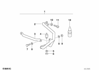 R1100GS (259E) ENGINE PROTECTION BAR SET F PLASTIC TANK parts diagram
