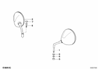 R1100GS (259E) MIRROR parts diagram