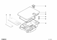 R1100GS (259E) TOOL BOX parts diagram
