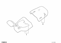 R1100GS (259E) ADJUSTABLE BENCH SEAT parts diagram