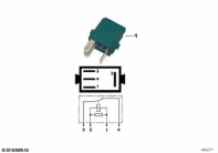R1100GS (259E) MINI RELAY, OPENER, GREEN parts diagram