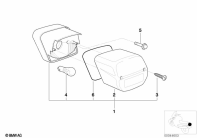 R1100GS (259E) REAR LIGHT parts diagram