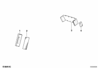 R1100GS (259E) REFLECTORS parts diagram