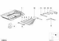 R1100GS (259E) CAR TOOL parts diagram