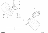R1100GS (259E) HAND PROTECTOR parts diagram