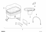 R1100GS (259E) TANK-TOP BAG F PLASTIC TANK parts diagram