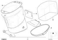 R1100GS (259E) TANK-TOP BAG 99 F SHEET-STEEL TANK parts diagram