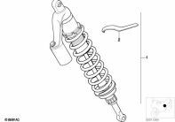 R100GS (47E1) SPORT SUSPENSION parts diagram