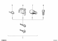 R100GS (47E1) SET OF LOCKS parts diagram