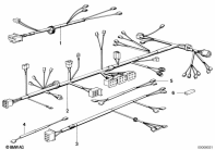 R100GS (47E1) WIRING HARNESS/CHASSIS/ENGINE/TAIL LIGHT parts diagram